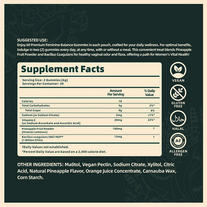 vital Source Feminine Balance Gummies